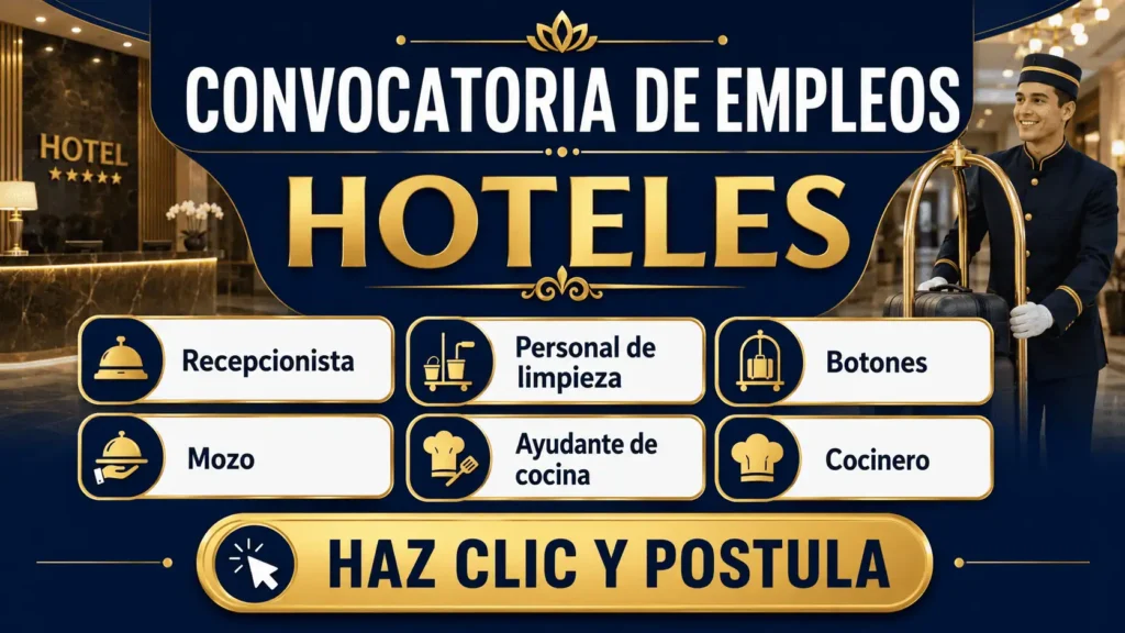 🏨🌎 ÚNETE A LA INDUSTRIA HOTELERA ✨